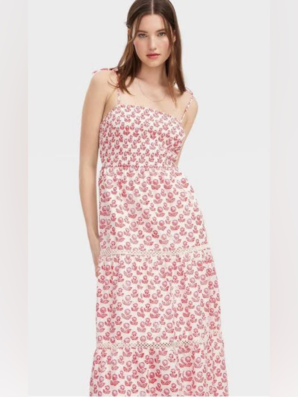 Roller Rabbit x Target Smocked Tiered Maxi Dress